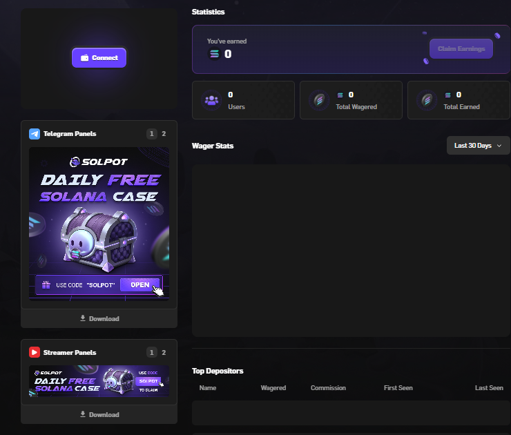 Affiliates Program Information